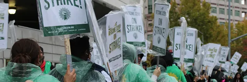 AFSCME 3299 On Strike